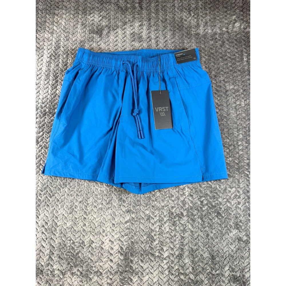 VRST Everyday Shorts Men Small Blue Drawstring Waist Athletic Sports Performance